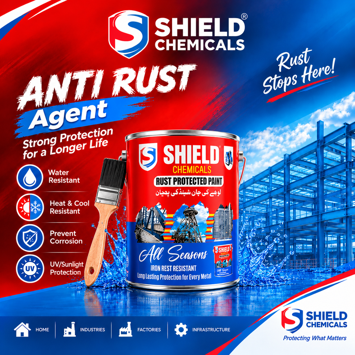 Anti-Rust Agent With Free Brush